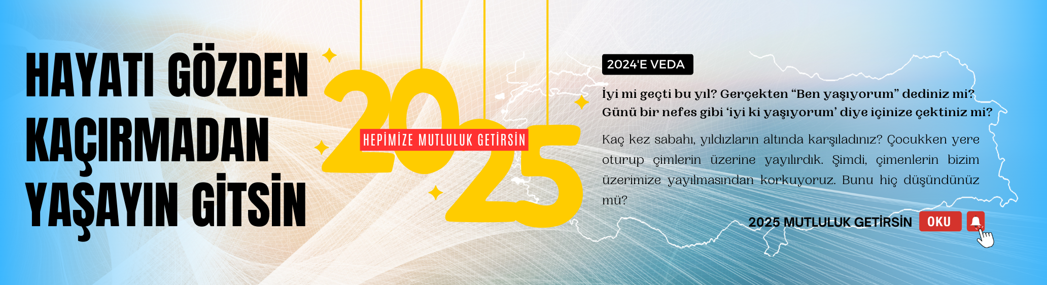 Üzerine çimenler yayılmadan önce mutluluğu yakala!