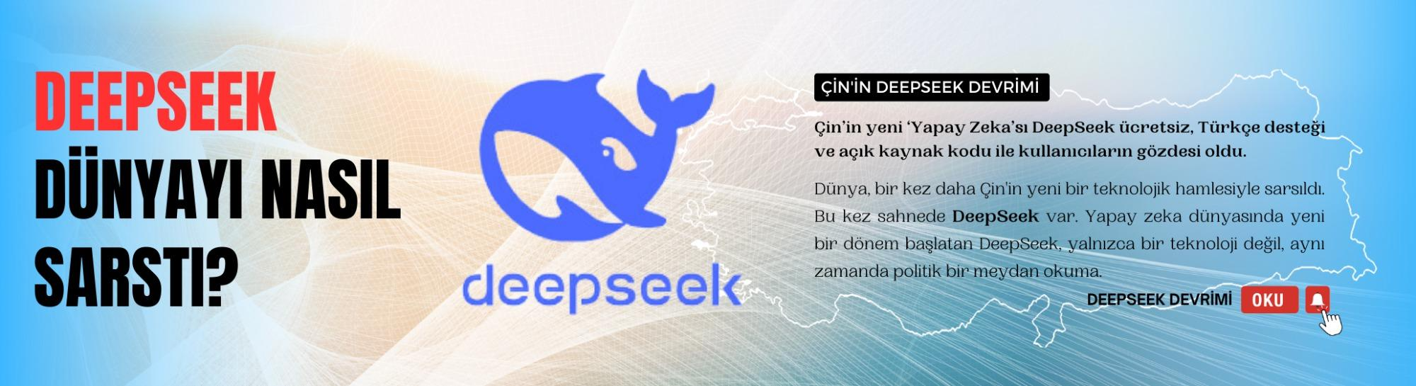 Yapay zekâda 'DeepSeek' devrimi!