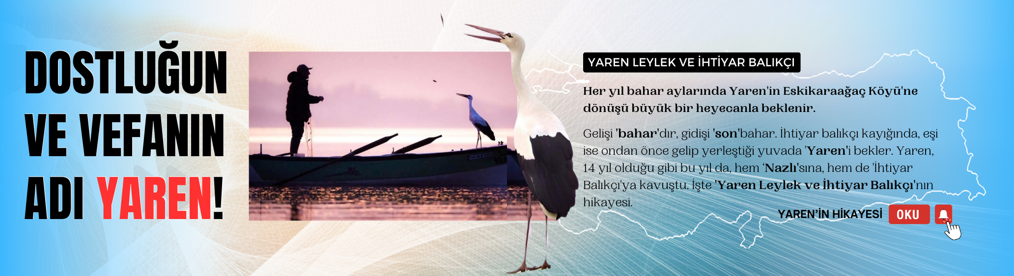 Yaren Leylek ve İhtiyar Balıkçı!